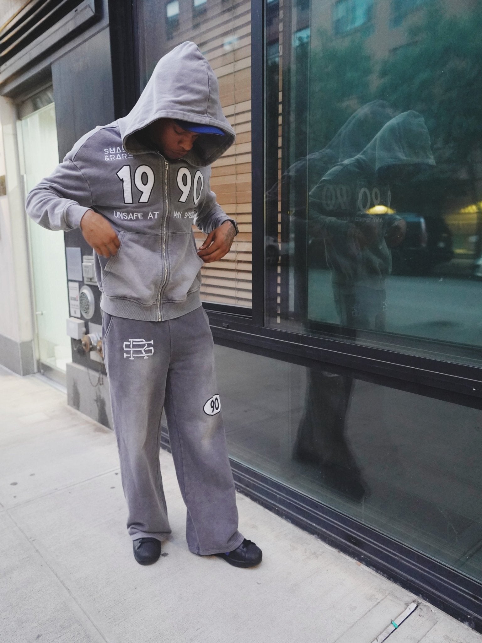 Grey90 Zip Hoodie