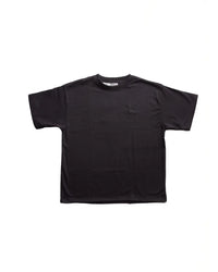 Black core t-shirt on a white background